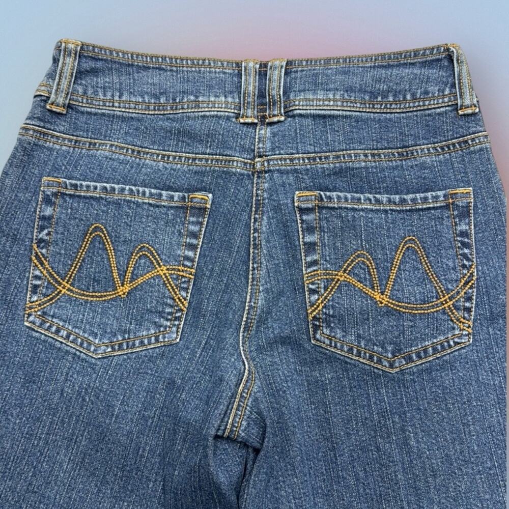 NY & COMPANY Women’s 4 TOMPKINS CROP Blue Jeans - Picture 3 of 3